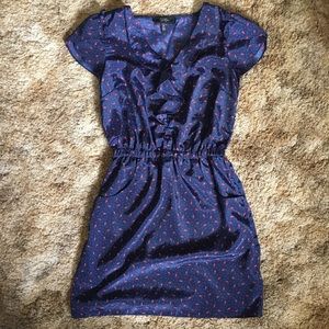 Jessica Simpson Ellington Shoe Print Retro Dress